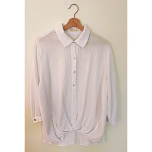 Just Living White Tunic Top XL